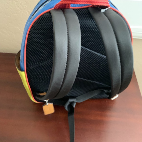 Coach Court Backpack In Color-block - Picture 7 of 8